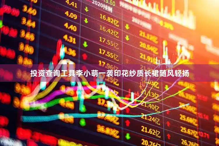 投资查询工具李小萌一袭印花纱质长裙随风轻扬